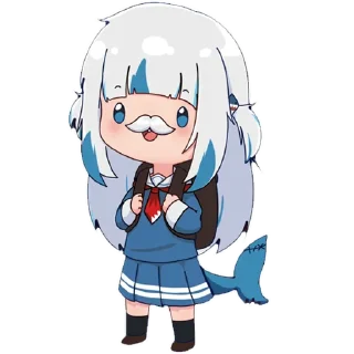 🥸 emoji Gura by MonyDestructiva Telegram sticker 21 of 120