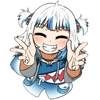 😁 emoji Gura by MonyDestructiva Telegram sticker 12 of 120