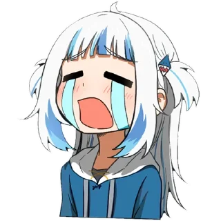 😭 emoji Gura by MonyDestructiva Telegram sticker 7 of 120