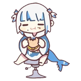 🍔 emoji Gura2 by MonyDestructiva Telegram sticker 13 of 32