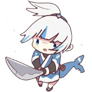 🗡️ emoji Gura2 by MonyDestructiva Telegram sticker 11 of 32