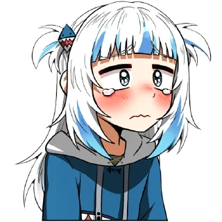 😢 emoji Gura2 by MonyDestructiva Telegram sticker 24 of 32