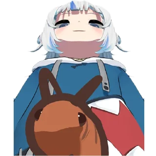 🦐 emoji Gura2 by MonyDestructiva Telegram sticker 15 of 32