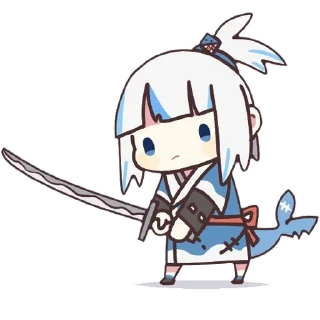 🗡️ emoji Gura2 by MonyDestructiva Telegram sticker 10 of 32
