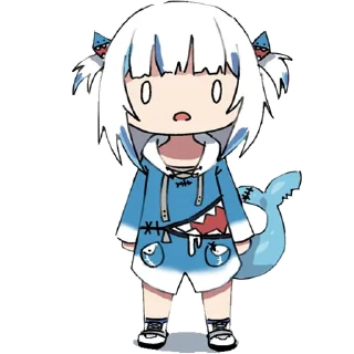 😐 emoji Gura2 by MonyDestructiva Telegram sticker 17 of 32