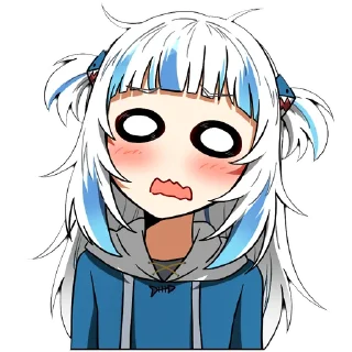 😨 emoji Gura2 by MonyDestructiva Telegram sticker 22 of 32