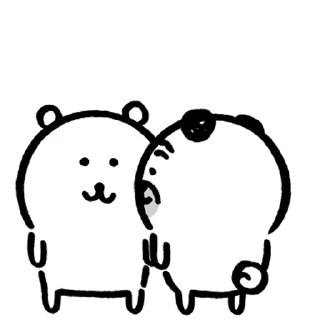 ✌️ emoji Kakao Joke Bear (Feat. Somehow) Telegram sticker 6 of 24