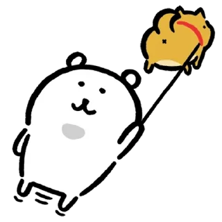 🐶 emoji Kakao Joke Bear (Feat. Somehow) Telegram sticker 18 of 24
