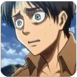 Sticker from G1AN Pack Eren Yeager