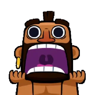 😧 emoji @emojis4 Telegram sticker 13 of 50