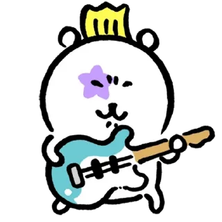 🎸 emoji Kakao Joke Bear (Feat. Adorable) Telegram sticker 7 of 24