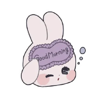 Sticker from ꒰ няш ꒱ ୨ 🐰 ୧ @nkplz