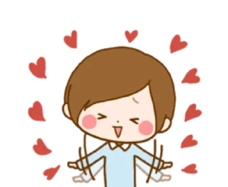 👩‍❤️‍👨 emoji Lovely couple @Mycute_stickers Telegram sticker 5 of 29