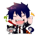 Sticker from Blue Exorcist