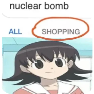 👄 emoji azumanga daioh Telegram sticker 7 of 23