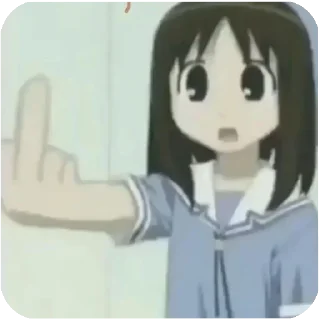 👍 emoji azumanga daioh Telegram sticker 10 of 23