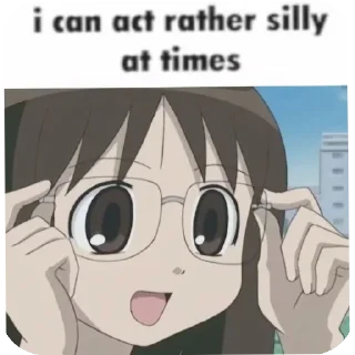 👄 emoji azumanga daioh Telegram sticker 11 of 23