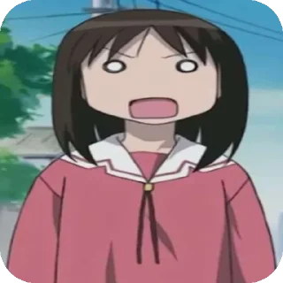 👄 emoji azumanga daioh Telegram sticker 15 of 23
