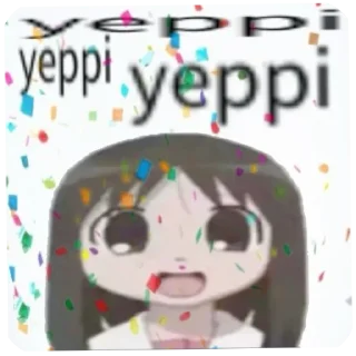 👍 emoji azumanga daioh Telegram sticker 12 of 23