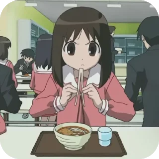 👄 emoji azumanga daioh Telegram sticker 23 of 23