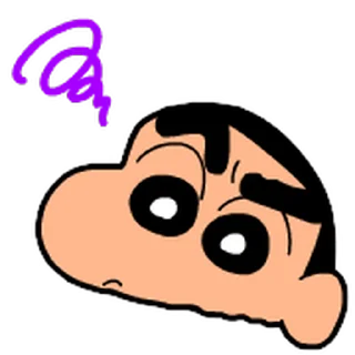 😊 emoji 蠟筆小新 動態表情貼 Telegram sticker 15 of 40