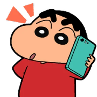 😊 emoji 蠟筆小新 動態表情貼 Telegram sticker 10 of 40