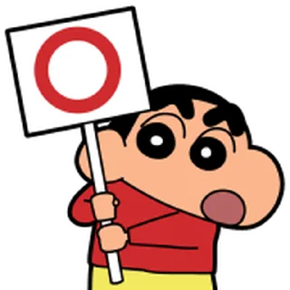 😊 emoji 蠟筆小新 動態表情貼 Telegram sticker 18 of 40