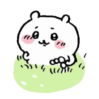😊 emoji Chiikawa ちいかわ Telegram sticker 4 of 24