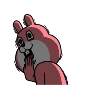 😊 emoji Dear Animal Costume（動了還是死魚眼篇） Telegram sticker 12 of 24