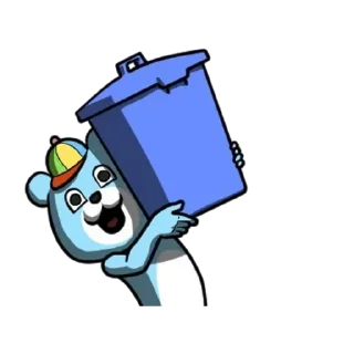 😊 emoji Dear Animal Costume（動了還是死魚眼篇） Telegram sticker 22 of 24
