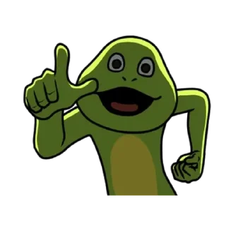 😊 emoji Dear Animal Costume（動了還是死魚眼篇） Telegram sticker 18 of 24