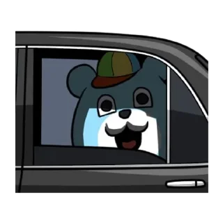 😊 emoji Dear Animal Costume（動了還是死魚眼篇） Telegram sticker 14 of 24