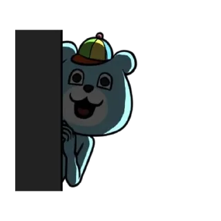 😊 emoji Dear Animal Costume（動了還是死魚眼篇） Telegram sticker 6 of 24