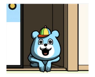 😊 emoji 【中文】Dear animal costume(就這麼動了篇) @kal_pc Telegram sticker 19 of 24