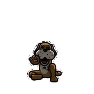 😊 emoji Dear Animal Costume（動了還是死魚眼篇） Telegram sticker 13 of 24