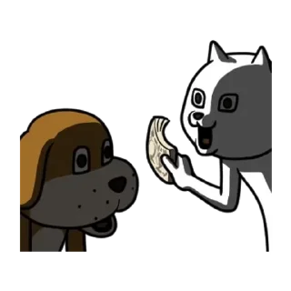 😊 emoji Dear Animal Costume（動了還是死魚眼篇） Telegram sticker 16 of 24