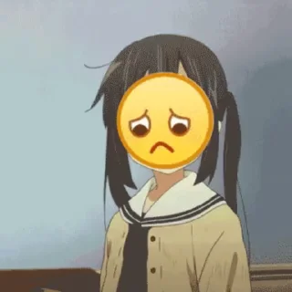 😟 emoji @llc1123 动图包 Telegram sticker 11 of 50