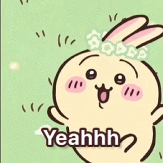 😊 emoji Chiikawa Gif 3 (%#$!) Telegram sticker 13 of 50