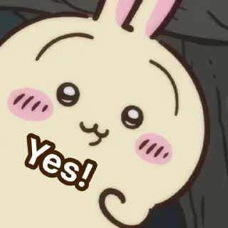 😊 emoji Chiikawa Gif 6 Telegram sticker 4 of 20