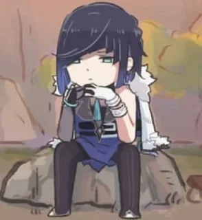 🌟 emoji Xinzoruo genshin  @cureddepression Telegram sticker 21 of 45