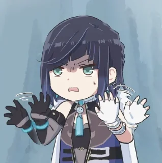 🌟 emoji Xinzoruo genshin  @cureddepression Telegram sticker 15 of 45