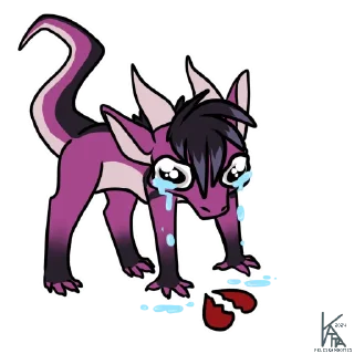 😢 emoji Zeke Telegram sticker 22 of 120