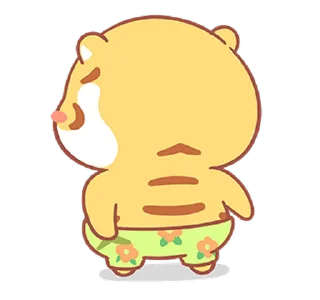 😊 emoji Small Tiger(Revised Version) (小虎壯壯, Happy New Year 新年快樂 CNY) @ka Telegram sticker 5 of 24