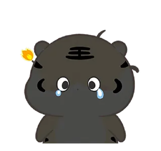 😊 emoji Small Tiger(Revised Version) (小虎壯壯, Happy New Year 新年快樂 CNY) @ka Telegram sticker 22 of 24