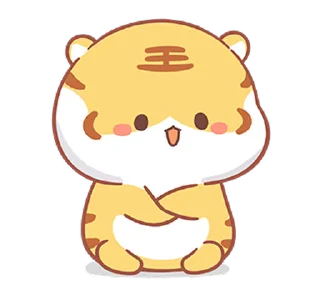 😊 emoji Small Tiger(Revised Version) (小虎壯壯, Happy New Year 新年快樂 CNY) @ka Telegram sticker 4 of 24