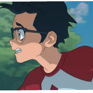 🔻 emoji Clark Kent Telegram sticker 19 of 21