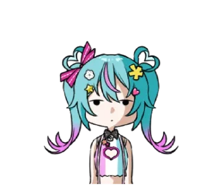 ⭐ emoji デコミク Vol.1 (DECO*27) @moe_sticker_bot Telegram sticker 10 of 24