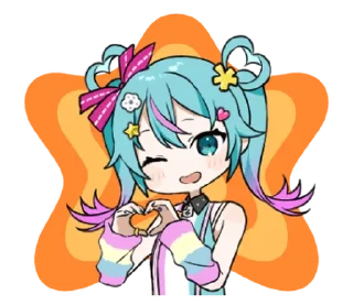 ⭐ emoji デコミク Vol.1 (DECO*27) @moe_sticker_bot Telegram sticker 21 of 24