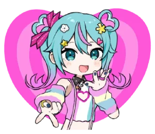 ⭐ emoji デコミク Vol.1 (DECO*27) @moe_sticker_bot Telegram sticker 24 of 24