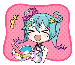 ⭐ emoji デコミク Vol.1 (DECO*27) @moe_sticker_bot Telegram sticker 13 of 24